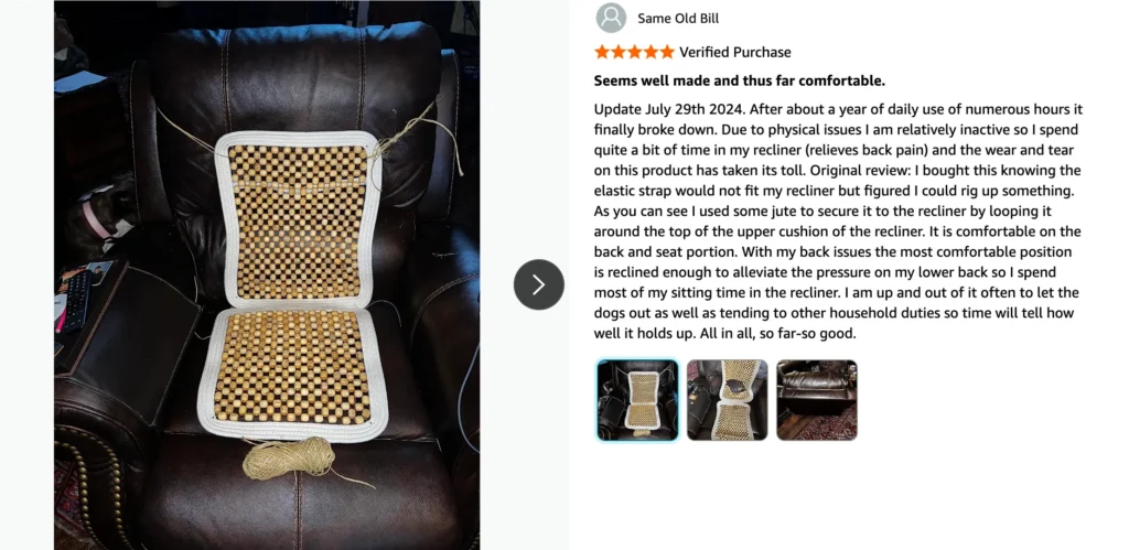 Leadrise Wooden Car Seat Cover